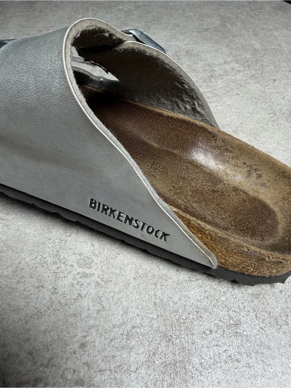 Birkenstock Arizona women Silver Two-Strap Sandal